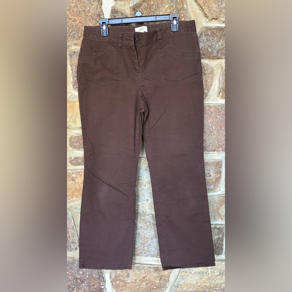 LOFT 5 POCKET JEANS. GENTLY WORN